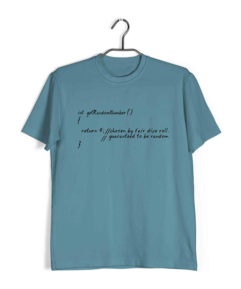 Coding GOD DOES NOT PLAY DICE Nerd Engineering Casual Graphic Printed T-Shirt for Men